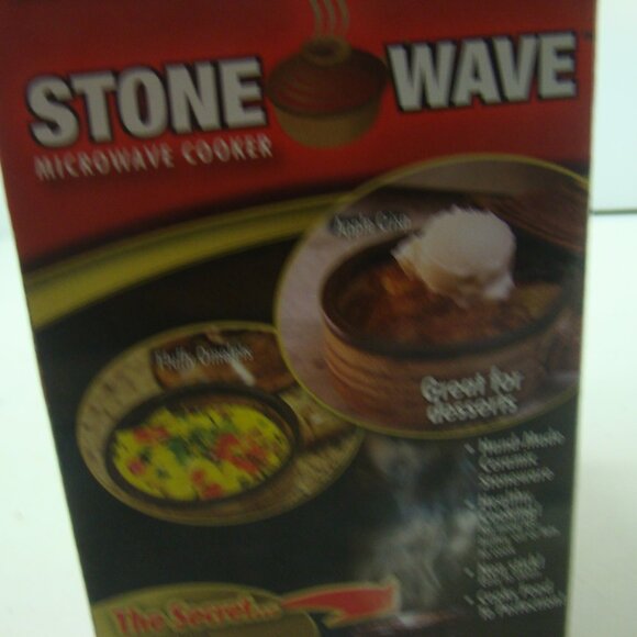 Stone Wave Microwave Cooker Non-Stick Ceramic Stoneware As Seen On TV - Picture 5 of 9